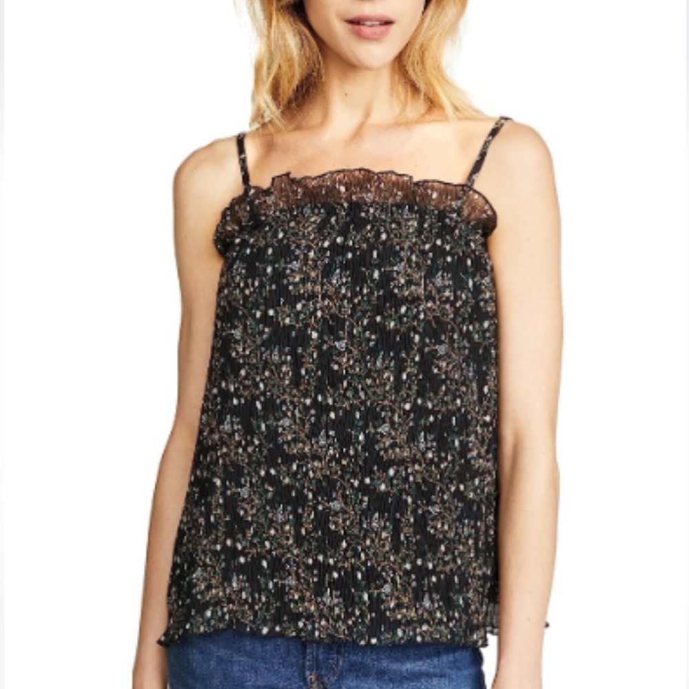 The Fifth Label - Apricity Cami, Black Freesia - size S